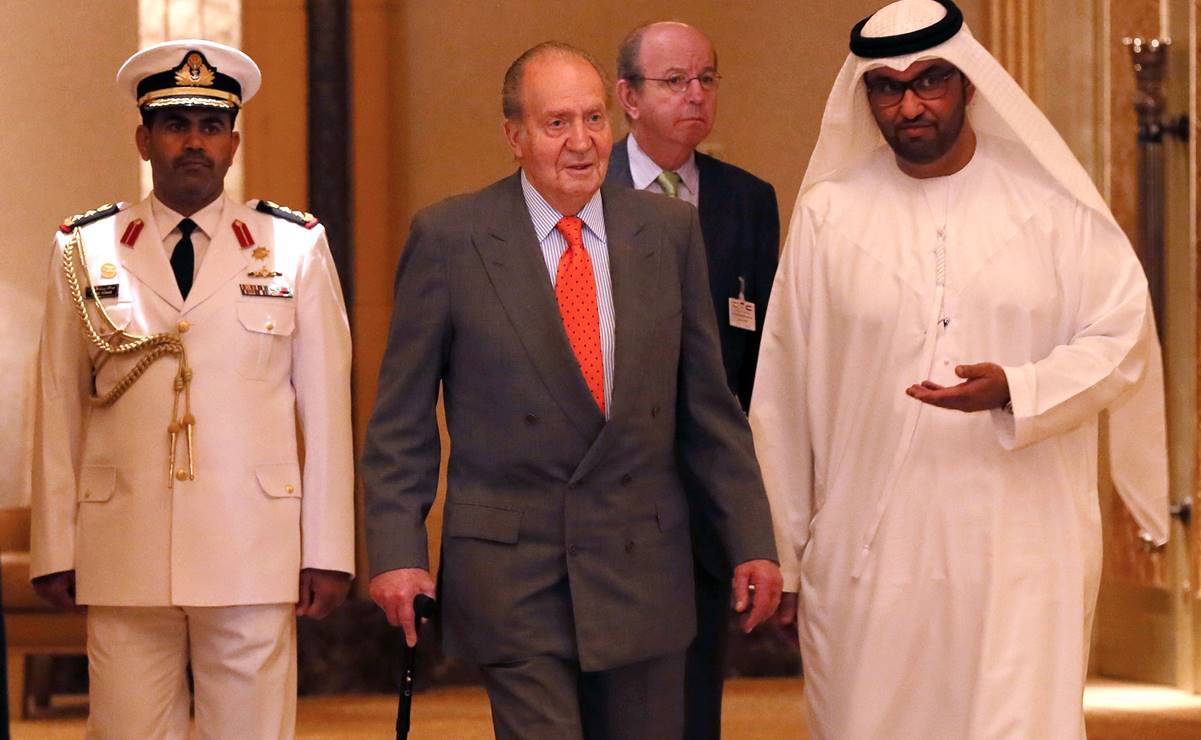 Rey Juan Carlos de España se fue a los Emiratos Árabes Unidos